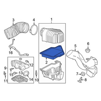 Chrysler OE - Engine Air Filter