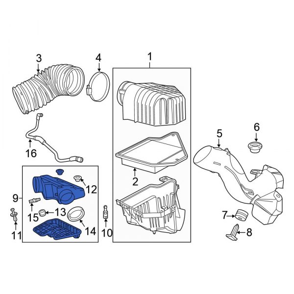 Engine Air Intake Resonator