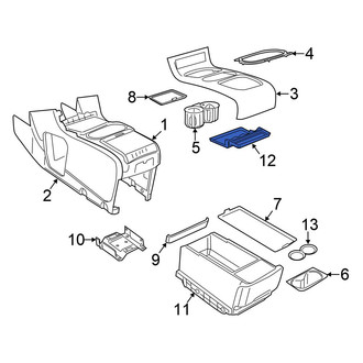 Chrysler OE - Front Console Mat