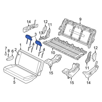Chrysler OE - Center Headrest
