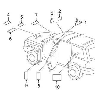 Chrysler OE - Information Labels - Labels (Flex / Gas)