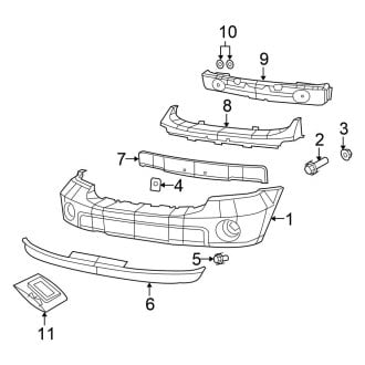 2008 Chrysler Aspen OEM Bumpers | Front & Rear — CARiD.com