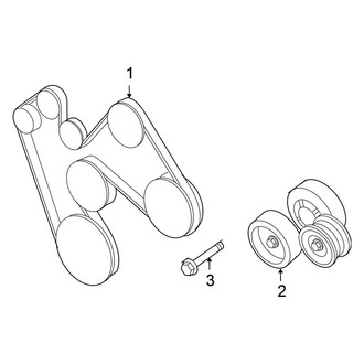 Chrysler OE - Cooling - Belts & Pulleys (4.7L)