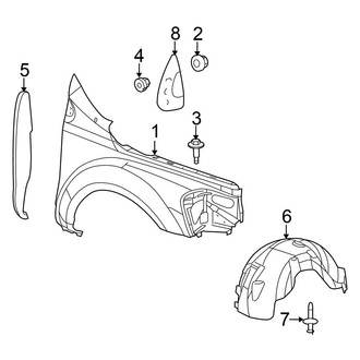 Chrysler OE - Fender & Components (Flex / Gas)