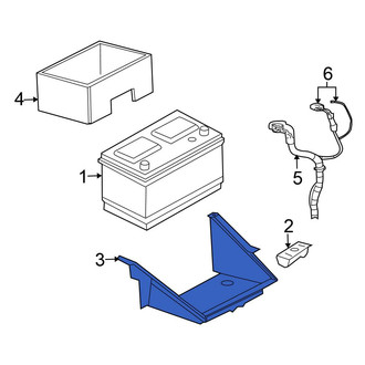 Chrysler OE - Battery Tray