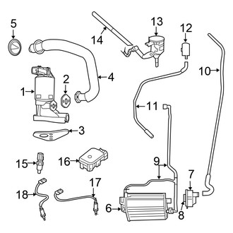 Chrysler OE - Emission System - Emission Components (5.7L)
