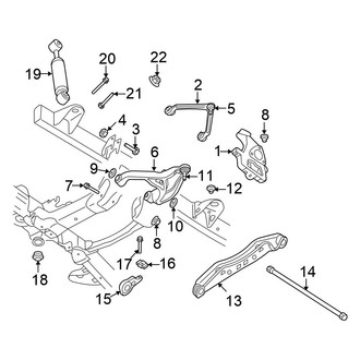 Chrysler OE - Front Suspension - Suspension Components (4WD)