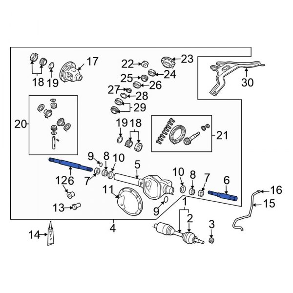 Drive Axle Shaft