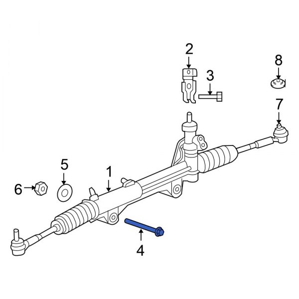 Rack and Pinion Bolt