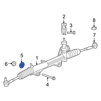 Chrysler OE - Suspension Strut Rod Nut