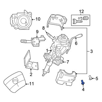 Chrysler OE - Steering Column Cover Screw