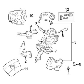 Chrysler OE - Steering Column - Shroud, Switches & Levers