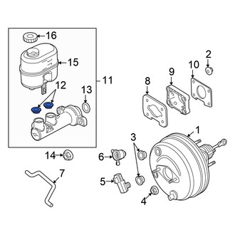 Chrysler OE - Brake Master Cylinder Reservoir Grommet