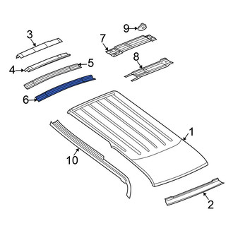 Chrysler OE - Roof Bow