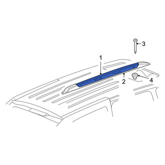 Chrysler OE - Roof Luggage Carrier Side Rail