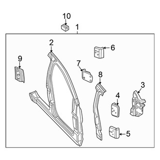 Chrysler OE - Pillars, Rocker & Floor - Hinge Pillar
