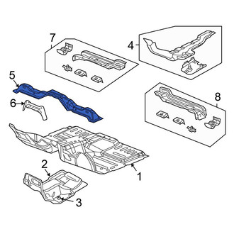 Chrysler OE - Rear Right Floor Pan Crossmember