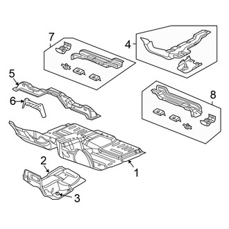 Chrysler OE - Pillars, Rocker & Floor - Floor