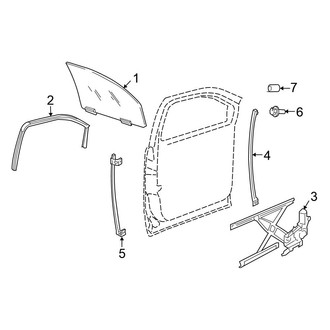 Chrysler OE - Front Door - Glass & Hardware