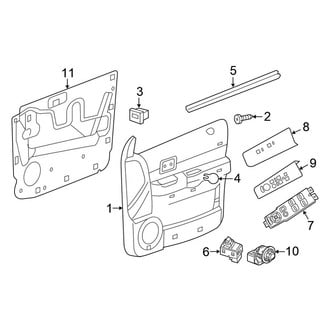 Chrysler OE - Front Door - Interior Trim