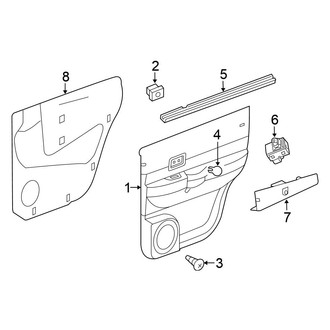 Chrysler OE - Rear Door - Interior Trim