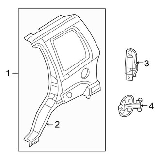 Chrysler OE - Quarter Panel & Components (Flex / Gas)