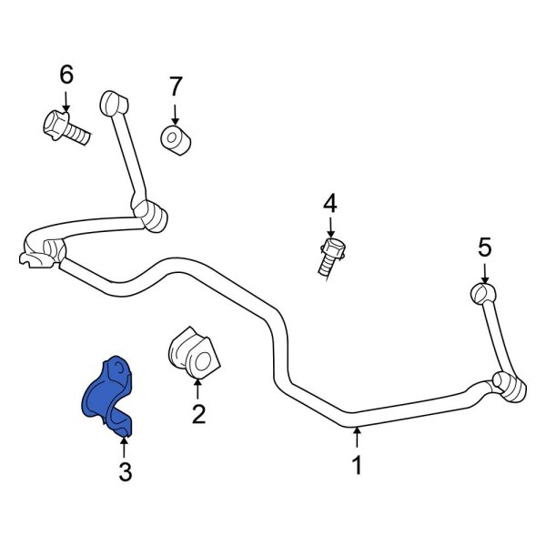 Suspension Stabilizer Bar Bracket