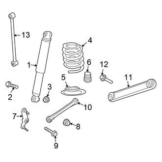 Chrysler OE - Rear Suspension - Suspension Components (4WD)