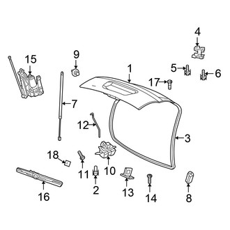 Chrysler OE - Lift Gate - Gate & Hardware