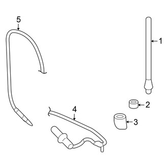 Chrysler OE - Electrical - Antenna (W/O Satellite Radio), (FULL HYBRID EV-GAS (FHEV))