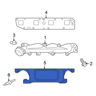 Chrysler OE - Exhaust Manifold Heat Shield