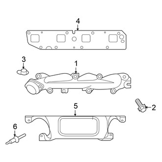 Chrysler OE - Exhaust System - Exhaust Manifold