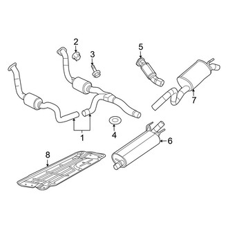 Chrysler OE - Exhaust System - Exhaust Components (FULL HYBRID EV-GAS (FHEV))