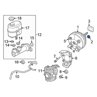 Chrysler OE - Power Brake Booster Nut