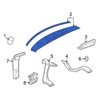 Chrysler OE - Front Windshield Defroster Nozzle