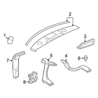 Chrysler OE - Instrument Panel - Ducts (FULL HYBRID EV-GAS (FHEV))