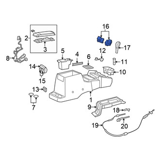 Chrysler OE - Rear Left Seat Heater Switch