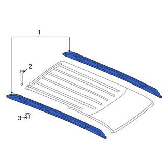 Chrysler OE - Roof Luggage Carrier Side Rail
