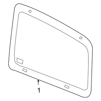 Chrysler OE - Quarter Panel - Glass (FULL HYBRID EV-GAS (FHEV))