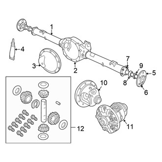 Chrysler OE - Rear Suspension - Axle & Differential