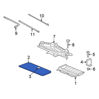 Chrysler OE - Rear Trunk Floor Access Cover