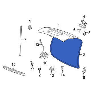 Chrysler OE - Rear Hatch Seal
