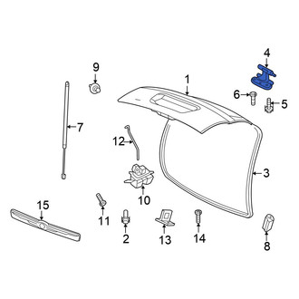 Chrysler OE - Rear Liftgate Hinge