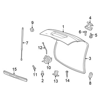 Chrysler OE - Lift Gate - Gate & Hardware