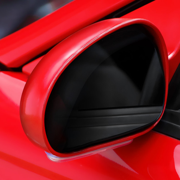 CIPA® - Driver Side Red Side View Mirror with Automatic Dimming