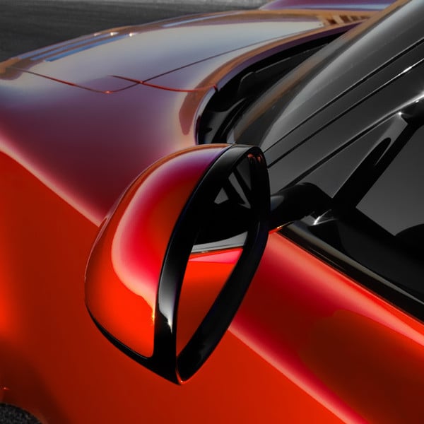 CIPA® - Driver Side Red Side View Mirror