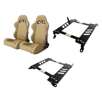Cipher Auto® - 3-Pc CPA1001 Series Racing Seat Kit