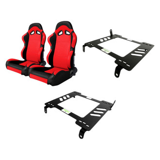 Cipher Auto® - 3-Pc CPA1003 Racing Seat Kit