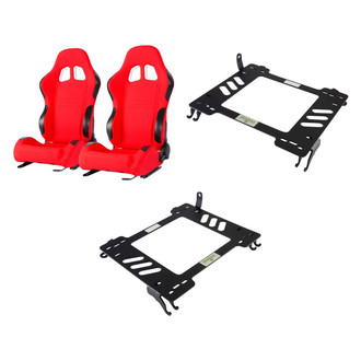 Cipher Auto® - 3-Pc CPA1007 Series Racing Seat Kit