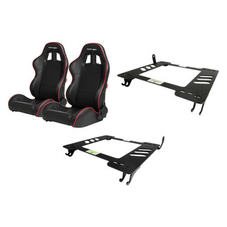Cipher Auto® - 3-Pc CPA1031 Series Racing Seat Kit